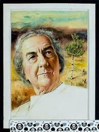 Harvey Kidder (NY,MA,1918-2001) acrylic painting 118906