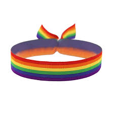 Regenbogen Flagge Bändchen– Merchbaendchen