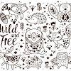 Combine this with our woodland animals pencils and stampers, and our woodland animals party favor treat bags ready for any parties! 1