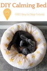 A matching fleece blanket is included with this bed. Free Pet Calming Bed Tutorial Diy Cat Bed Pet Calming Cat Bed Pattern