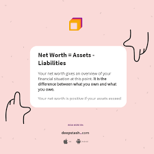 It might not compare with the net worth of billionaires, but it would be fun and informative to know it. Why You Should Know Your Net Worth Deepstash