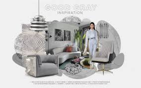 Spaces are kept in their simple state and every piece is curated in each room with intent. Good Gray 2021 Color Trend I Moodboard Collection