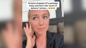 Woman Shares Adorable "Proof Of Delivery" Photo From Driver