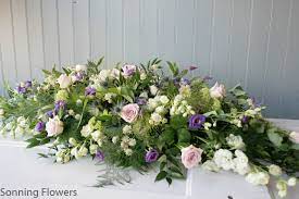 Flowers that go on top of casket. Casket Sprays Funeral Flowers Sonning Flowers