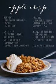 Apple Crisp Autumn Recipes Food Apple Crisp Recipes Apple Crisp