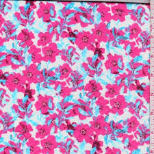 You can buy these (on stickers/leggings/shirts/etc) over at my redbubble store: White Hot Pink Floral Quilted Knit 80665 Fashion Fabrics