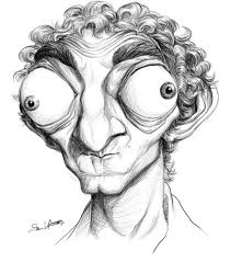 Marty Feldman By Don Pinsent Caricature Sketch Funny Art Caricature Drawing