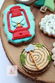 Caramel Royal Icing Recipe Video Of Decorating Camping Cookies Recipe Camping Cookies Royal Icing Recipe Icing Recipe