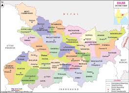 Bihar District Map List Of Districts In Bihar