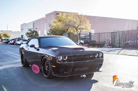 Dodge Challenger Hellcat Ultra Matte Black Top Incognito Wraps