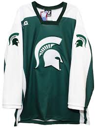 michigan state hockey jersey