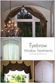 Whether you have a perfect arch, a palladian arch, an eyebrow arch, or a quarter arch, you have a variety of covering options to choose from. Eyebrow Window Treatments Newton Custom Interiors