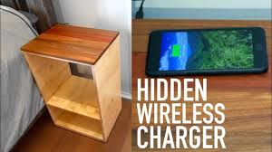 How To Make A Table With Hidden Wireless Charging Youtube