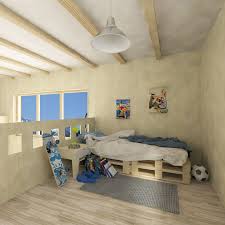 Build out a guest room with a plush upholstered bed and all the small accents along with a stylish desk that altogether evokes a luxurious hotel suite. Small Guest House Plans