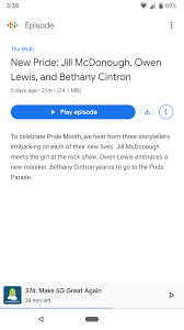 A menu will appear with options to share or download. How To Use Google Podcasts Android Central