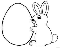 Vous avez à disposition un dessin du coloriage oeuf de paques gratuit à imprimer avec des couleurs pour aider à choisir les crayons et feutres pour colorier et dessiner. Coloriage Lapin Oeuf Paques Dessin Lapin A Imprimer