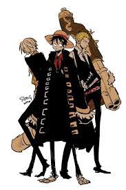 Monkey D Luffy Roronoa Zoro Sanji Vinsmoke Monster Trio Straw Hat Pirates Mugiwaras One Piece One Piece Comic One Piece Anime One Piece Drawing