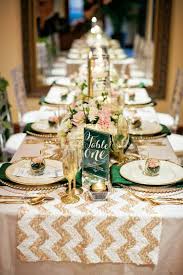 decoration et ornements dores pour le mariage dore 50 ans de mariage mariage vert table mariage vert table mariage