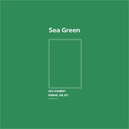 About Sea Green - Color codes, Matching colors and paints - colorxs.com