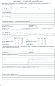 When you sign the account opening form you accept these terms as binding on you. Application To Open A Business Account Pdf Free Download