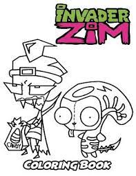 In this video, i decided to show how i color one of my current favorite cartoon villains, invader zim! Invader Zim Coloring Book Alexa Ivazewa 9781729783474