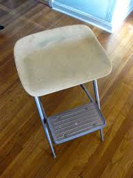 Mid Century Folding Step Stool Chair Samsonite Metal Step Etsy Folding Step Stool Stool Chair Metal Step Stool