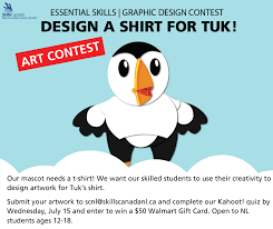 Right now you can enter to win a $1,000 walmart gift card! Skills Canada Newfoundland And Labrador On Twitter We Want You To Design A Cool T Shirt For Our New Mascot Students Ages 12 18 Can Enter In This Week S Contest For A Chance To