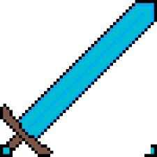 Diamond ore can be placed under note blocksto produce bass drum sound. Download Diamond Sword For Texture Pack Katana Minecraft Png Image With No Background Pngkey Com