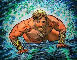 Aquaman Justice League Gay Nude 11 X 17 Print Fan Art | eBay