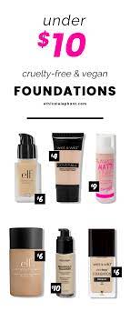 Vegan Cruelty Free Drugstore Foundation Under 10 Cruelty Free Makeup Cruelty Free Cosmetics Beauty Products Drugstore