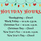 Christmas Eve Hours