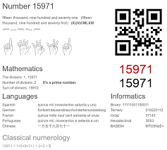 15971 number, meaning and properties - Number.academy