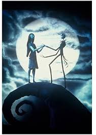 Jack skellington, king of halloween town, discovers christmas town, but his attempts to bring christmas to his home causes confusion. Jack Skellington And Sally Holding Hands In Front Of Moon On Mountaintop Nightmare Before Christmas 8x10 Photograph Professional Quality Nmbc At Amazon S Entertainment Collectibles Store