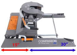 Check spelling or type a new query. Dimensions Of B W Companion Sliding Fifth Wheel Hitch On 2015 Chevy Silverado 2500 Etrailer Com