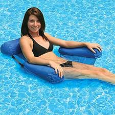 Amazon Com Poolmaster Water Chair Inflatable Swimming Pool Float Lounge Blue Model 70742 Toys Game In 2020 Swimming Pool Accessories Pool Swimming Pool Floats