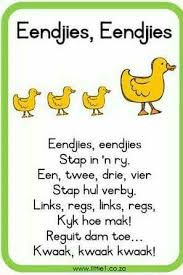 Eendjies Eendjies Kids Poems Rhymes For Kids Afrikaans Language
