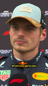 Max is happy to be back at the front of the grid 😏