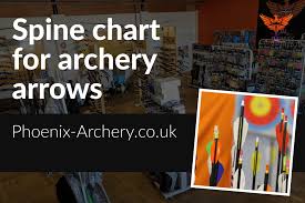 Spine Chart For Arrows Phoenix Archery Shop Uk