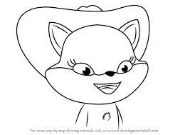 Get hold of these colouring sheets that are full of sheriff callie's wild west images and offer them to your kid. Learn How To Draw Frida Fox From Sheriff Callie S Wild West Sheriff Callie S Wild West Step By Step Drawing Tutorials