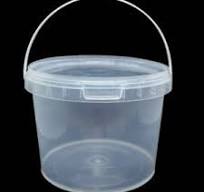 Wholesale White 1L 3L 4.5L 5L 8L 10L 18L 20L 25L 30L Plastic Bucket With  Handle And Lid