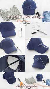 Rooney Home Rooney Clothing Diy Embroidery Hat Diy Fashion Diy Hat