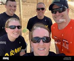 Command Sgt. Maj. Brian Coleman, 529th Support Battalion senior enlisted  advisor and president of the board, with First Sergeants of the Board, Sgt.  1st Class Christopher Garrett, 183d Maintenance Company, Sgt. 1st