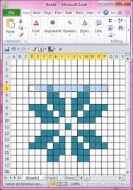 how to make a knitting chart in excel part 2 drawing your