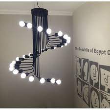 Whether you are looking to buy a quality country style chandelier, rustic in design, for your lodge, affordable lamps is sure to have what you are looking for. Spiral Staircase Chandelier Loft Industrial Decor Black Rustic Chandelier Restaurant Bar Kitchen Lounge Novelty Chandelier Chandeliers Aliexpress