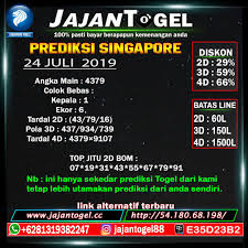 Prediksi Togel Singapore Sgp Rabu 24 Juli 2019 Singapura 11 September Sydney