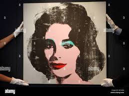 Silver Liz, 1963', a rare Andy Warhol portrait of Elizabeth Taylor which  has been unseen in public for over 20 years and is estimated to fetch  between 6 and 8 million pounds