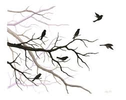 Black Bird On Branch Silhouette Pin By Caitlin Sainio On Flight Bird Silhouette Art Silhouette Art Bird Silhouette