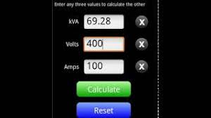 Volt Ampere Kw Volt Ampere Calculator