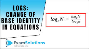 Change of base formula this formula is used to change a less helpful base to a more helpful one (generally base 10 or basee, sincethese appear on your calculator, but you can change to any base). Change Of Base Log Equations Examples Solutions Videos Worksheets Games Activities