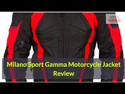 Milano Sport Gamma Motorcycle Jacket Review Youtube